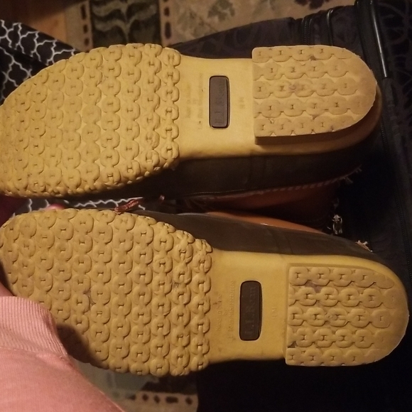 L.L. Bean 8" Duck Boots Brown Tan 10M Mens - Picture 7 of 8